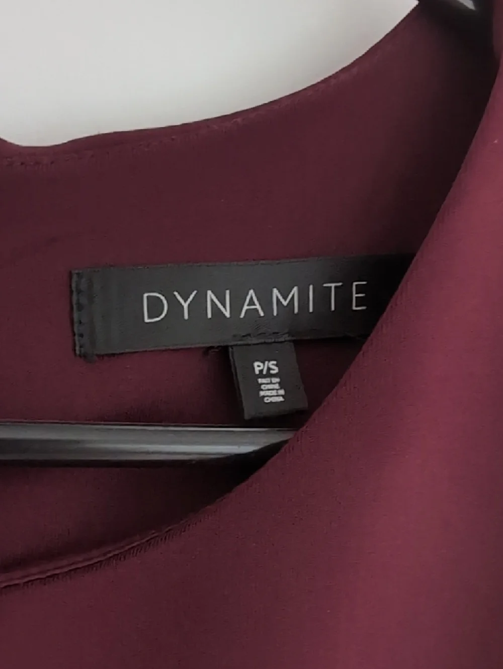 Dynamite Sleeveless Burgundy Midi Dress - Picture 2 of 5